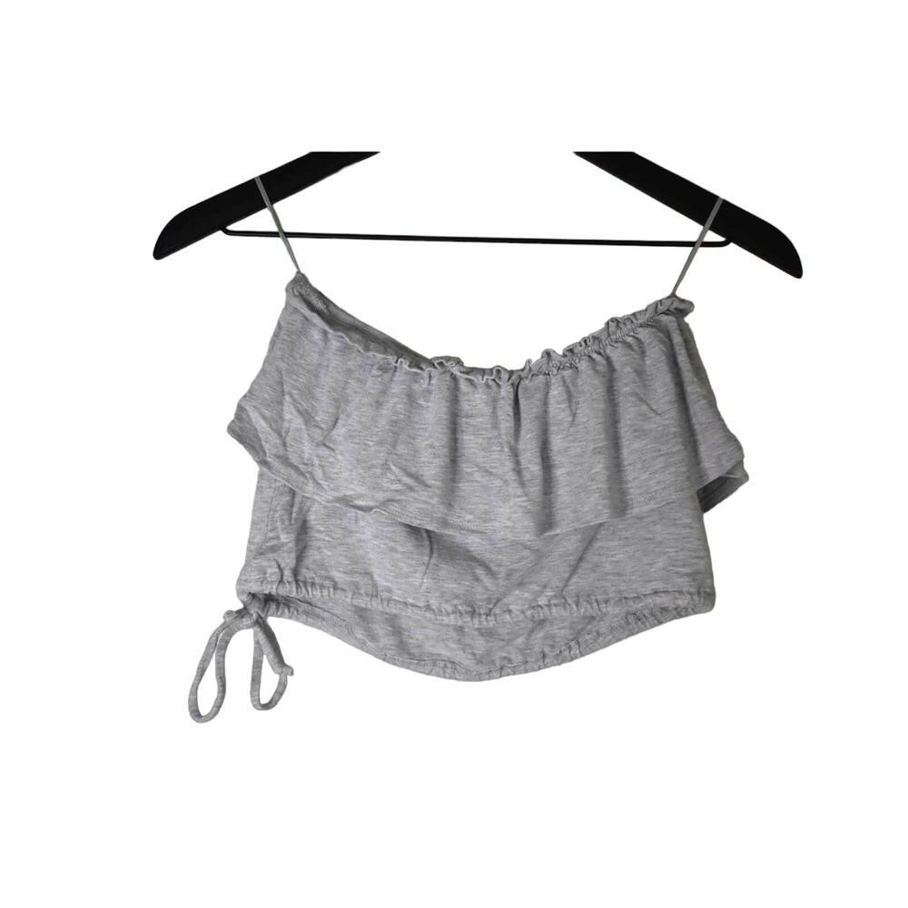 Abercrombie & Fitch Ruffle Crop Tube Top Size XS - Picture 3 of 4